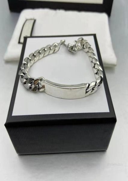 2022 new mens women fashion charm bracelets with letters pattern style silver colors link bracelet buckles jewelrys chain d6476351, Black
2022 new mens women fashion charm bracelets with letters pattern style silver colors link bracelet buckles jewelrys chain d6476351, Black