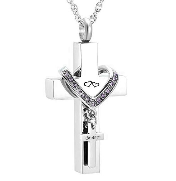 memorial jewelry stainless steel cross for brother memorial cremation ashes urn pendant necklace keepsake urn jewelry9397452, Silver
memorial jewelry stainless steel cross for brother memorial cremation ashes urn pendant necklace keepsake urn jewelry9397452, Silver