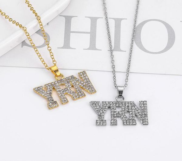 rhinestone letter yrn pendant hip hop jewelry color silver gold long chain necklace9627899
rhinestone letter yrn pendant hip hop jewelry color silver gold long chain necklace9627899