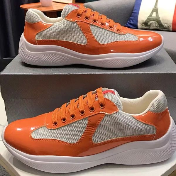 luxury designer shoes runner trainers men america's cup xl leather sneakers patent leather flat trainers black mesh lace-up casual shoe
luxury designer shoes runner trainers men america's cup xl leather sneakers patent leather flat trainers black mesh lace-up casual shoe