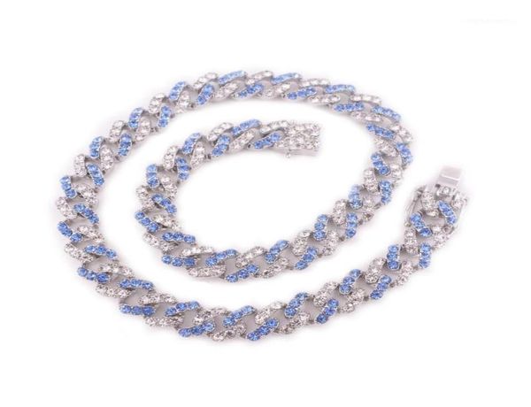 blue crystal hip hop necklace for women miami cuban link chain rapper punk iced out red rhinestone rose gold silver color choker14240080, Golden;silver
blue crystal hip hop necklace for women miami cuban link chain rapper punk iced out red rhinestone rose gold silver color choker14240080, Golden;silver