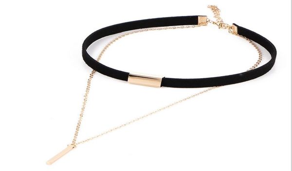 summer fashion style vintage jewelry gold chain double bar pendants leather collar chokers necklace for women gifts hz3815537, Golden;silver
summer fashion style vintage jewelry gold chain double bar pendants leather collar chokers necklace for women gifts hz3815537, Golden;silver