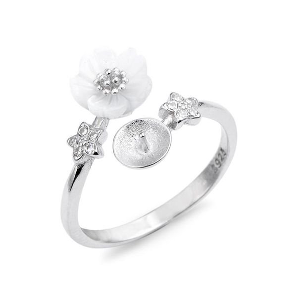 flower ring settings white shell 925 sterling silver star zircon diy pearl ring mount 5 pieces9561076, Slivery;crystal
flower ring settings white shell 925 sterling silver star zircon diy pearl ring mount 5 pieces9561076, Slivery;crystal