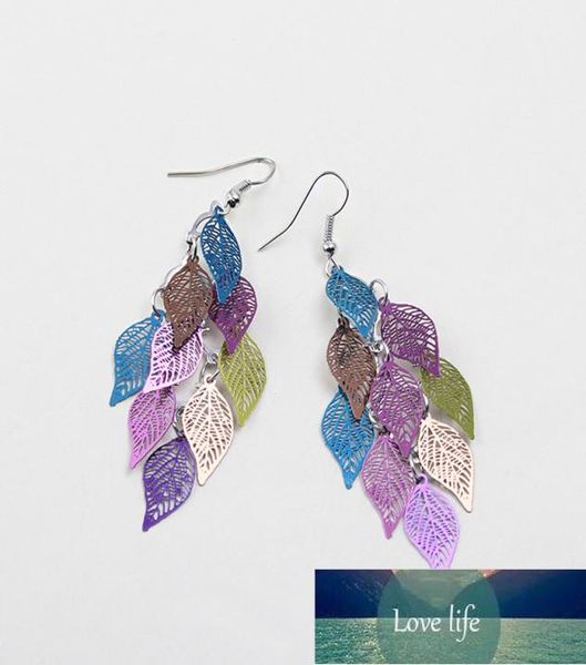 8seasons colorful leaf tassel bohemian dorp earrings long dangle earring for girls fashion women copper filigree leaves earring2854679, Silver
8seasons colorful leaf tassel bohemian dorp earrings long dangle earring for girls fashion women copper filigree leaves earring2854679, Silver