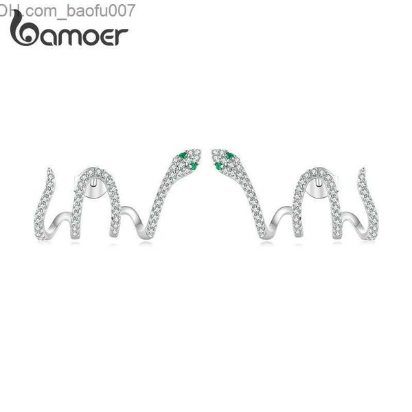 charm bamoer 925 sterling silver snake stud earrings multi layered earrings pave women's zircon set unique design jewelry yie224 z23071, Golden
charm bamoer 925 sterling silver snake stud earrings multi layered earrings pave women's zircon set unique design jewelry yie224 z23071, Golden