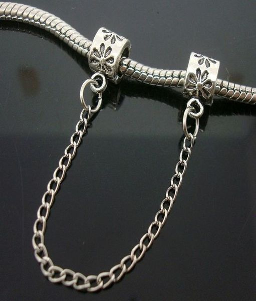 20pcslot silver flowers safety chain charm bead floral stamped for charm bracelet beads for jewelry making low 2921367, Black
20pcslot silver flowers safety chain charm bead floral stamped for charm bracelet beads for jewelry making low 2921367, Black