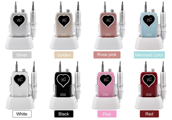nail manicure set led heart drill rechargeable deskbase 35000rpm electric machine file pedicure cordless drilling 230712
nail manicure set led heart drill rechargeable deskbase 35000rpm electric machine file pedicure cordless drilling 230712