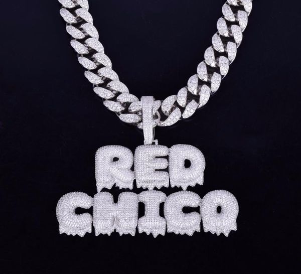 with 20mm cuban chain custom name drip letter chain pendants necklaces men zircon hip hop jewelry4711008, Silver
with 20mm cuban chain custom name drip letter chain pendants necklaces men zircon hip hop jewelry4711008, Silver