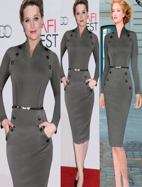 vneck longsleeve dress buttons for decoration pencil skirt europeanstyle women039s clothing fashion work dresses for womens 5315978, White;black
vneck longsleeve dress buttons for decoration pencil skirt europeanstyle women039s clothing fashion work dresses for womens 5315978, White;black
