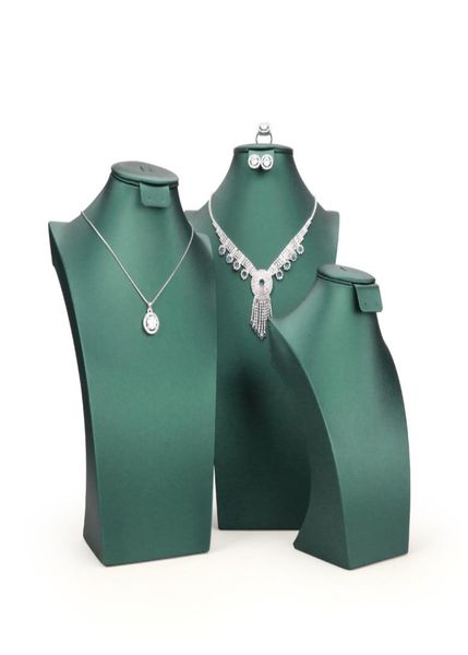 green false leather jewellery set display stand jewelry ring earring necklace bust neck form for boutique window shelf showcase ex1873819, Black
green false leather jewellery set display stand jewelry ring earring necklace bust neck form for boutique window shelf showcase ex1873819, Black