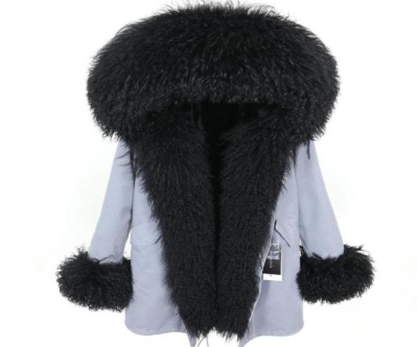 warm coats maomaokong brand black mongolia sheep fur trim placket black rabbit fur liner grey long parka cuff fur2663101
warm coats maomaokong brand black mongolia sheep fur trim placket black rabbit fur liner grey long parka cuff fur2663101