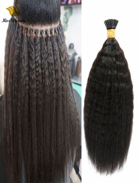 i tip prebonded hair natural black color remy virgin kinky straight hairextensions fluffy humanhair bundles 100g3926103
i tip prebonded hair natural black color remy virgin kinky straight hairextensions fluffy humanhair bundles 100g3926103