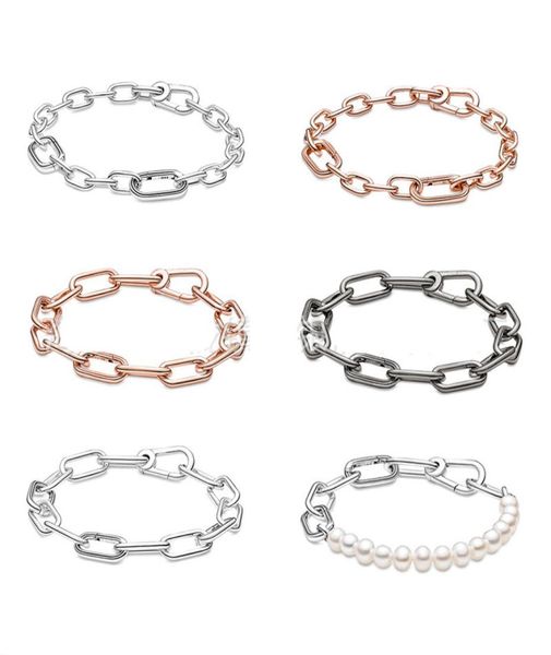 s925 designer chain bracelets diy original fit pearl bracelet women's jewelry gift7187370, Black
s925 designer chain bracelets diy original fit pearl bracelet women's jewelry gift7187370, Black