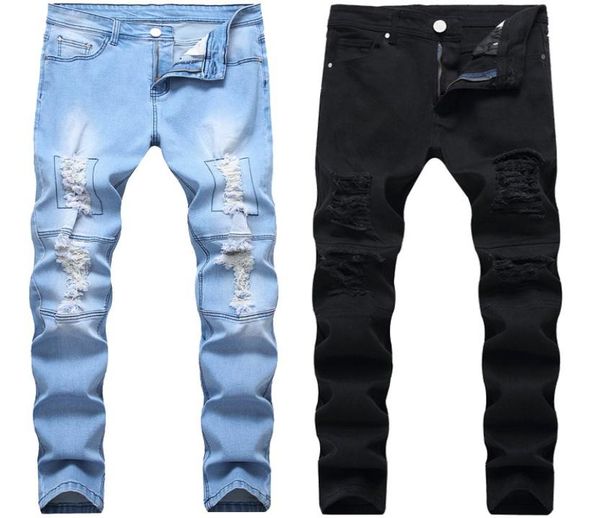 mens washed worn out jeans fashion denim pants elastic small straight tube tight fit youth fashion male pants jeans 28421724952, Blue
mens washed worn out jeans fashion denim pants elastic small straight tube tight fit youth fashion male pants jeans 28421724952, Blue