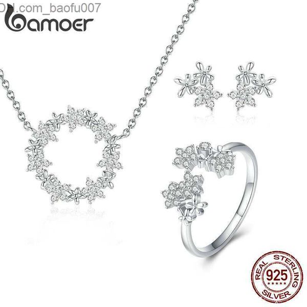 charm bamoer 925 sterling silver jewelry set transparent cubic zircon sparkling star necklace women's ring jewelry set luxury jewelry z, Golden
charm bamoer 925 sterling silver jewelry set transparent cubic zircon sparkling star necklace women's ring jewelry set luxury jewelry z, Golden