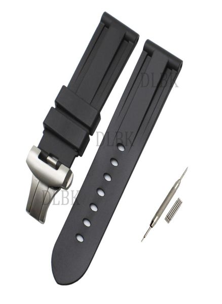 watchband 24mm men watch bands black diving silicone rubber sports strap stainless steel deployment buckle tools for panerai lumi6457449, Black;brown
watchband 24mm men watch bands black diving silicone rubber sports strap stainless steel deployment buckle tools for panerai lumi6457449, Black;brown