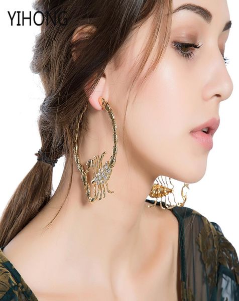 european and american jewelry earrings new fashion scorpion pendants wild circle ear rings1514377, Golden;silver
european and american jewelry earrings new fashion scorpion pendants wild circle ear rings1514377, Golden;silver