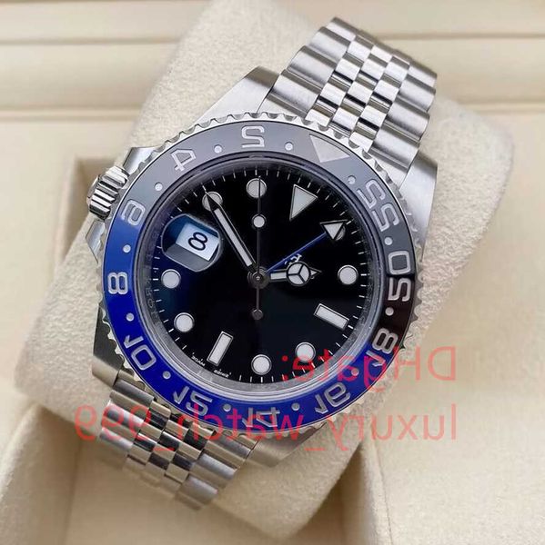 automatic steel gmt watch 40mm blue black bezel sapphire glass calendar luxe gift for men 3kq3, Slivery;golden
automatic steel gmt watch 40mm blue black bezel sapphire glass calendar luxe gift for men 3kq3, Slivery;golden
