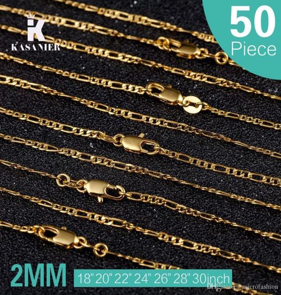 50pcs fashion 18k gold color necklace 1630 inches 2mm size woman jewelry fashion figaro necklace women039s clothing accessorie8815036, Silver
50pcs fashion 18k gold color necklace 1630 inches 2mm size woman jewelry fashion figaro necklace women039s clothing accessorie8815036, Silver