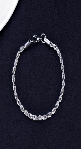 whole 4mm stainless steel ed rope chain bracelet fashion men039s titanium steel jewelry father brothers gift fre4331742, Black
whole 4mm stainless steel ed rope chain bracelet fashion men039s titanium steel jewelry father brothers gift fre4331742, Black