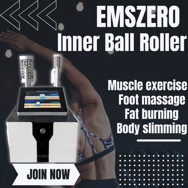 emszero 2 handles inner ball roller machine body massage fat burning skin tightening instrument
emszero 2 handles inner ball roller machine body massage fat burning skin tightening instrument