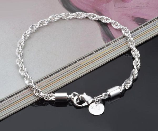3mm 4mm width 20cm length rope chain link bracelet fashion 925 sterling silver plated jewelry bracelets whole8214210, Black
3mm 4mm width 20cm length rope chain link bracelet fashion 925 sterling silver plated jewelry bracelets whole8214210, Black
