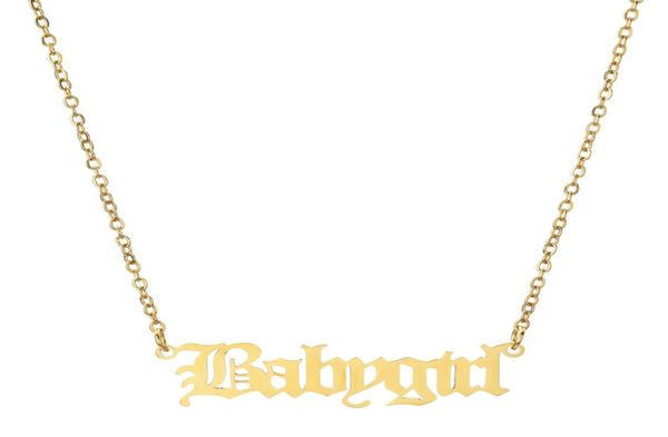 new ancient babygril angle princess letters necklaces for women girl stainless steel old english pendant necklace friends party je5688133, Silver
new ancient babygril angle princess letters necklaces for women girl stainless steel old english pendant necklace friends party je5688133, Silver