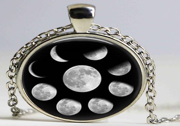 new arrival wiccan pendant necklace lunar cycle moon phases moon nebula pagan necklace glass cabochon jewelry4001075, Silver
new arrival wiccan pendant necklace lunar cycle moon phases moon nebula pagan necklace glass cabochon jewelry4001075, Silver