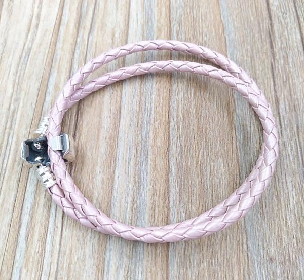 moments double woven leather bracelet - pink authentic 925 silver fits european style jewelry charms beads handmade andy jewel 590705cmp-d48, Golden;silver
moments double woven leather bracelet - pink authentic 925 silver fits european style jewelry charms beads handmade andy jewel 590705cmp-d48, Golden;silver