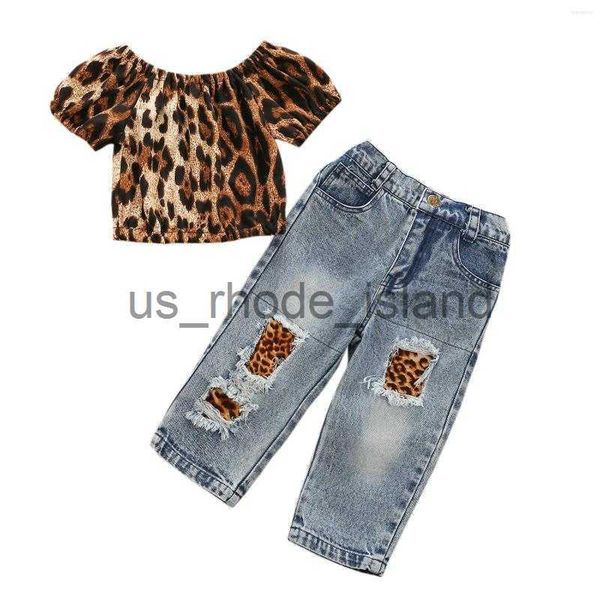 clothing sets clothing sets 2 pieces kids suit set leopard print round neck short sleeve ripped jeans for girl 18 months-6 years x0712, White
clothing sets clothing sets 2 pieces kids suit set leopard print round neck short sleeve ripped jeans for girl 18 months-6 years x0712, White