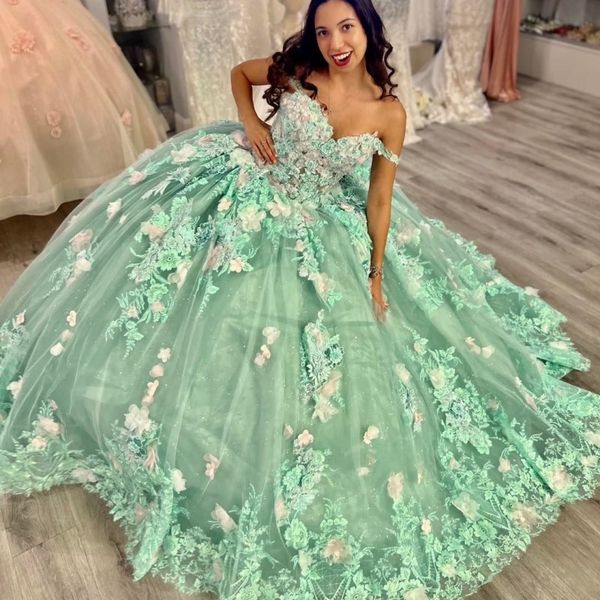 luxury green princess quinceanera dresses off shoulder sparkly 3dflowers appliques crystal vestidos de 15 anos prom party, Blue;red
luxury green princess quinceanera dresses off shoulder sparkly 3dflowers appliques crystal vestidos de 15 anos prom party, Blue;red