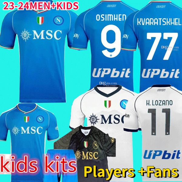 23 24 napoli soccer jerseys maglia naples 2023 2024 kids kit men football shirt h.lozano kvaratskhelia simeone ssc napoli maillots de foot m, Black;yellow
23 24 napoli soccer jerseys maglia naples 2023 2024 kids kit men football shirt h.lozano kvaratskhelia simeone ssc napoli maillots de foot m, Black;yellow