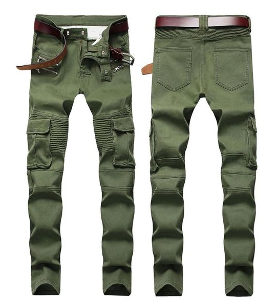 mcikkny fashion mens biker jeans pants multi pockets motorcycle denim trousers for male army green1971243, Blue
mcikkny fashion mens biker jeans pants multi pockets motorcycle denim trousers for male army green1971243, Blue