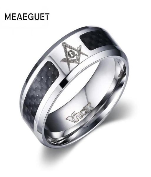 cluster rings meaeguet black men stainless steel masonic whole punk carbon fiber wedding for jewelry8111809, Golden;silver
cluster rings meaeguet black men stainless steel masonic whole punk carbon fiber wedding for jewelry8111809, Golden;silver