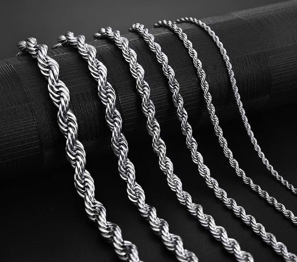 stainless steel rope chain necklace 25mm never fade waterproof choker necklaces men women hip hop jewelry 316l silver chain6982588
stainless steel rope chain necklace 25mm never fade waterproof choker necklaces men women hip hop jewelry 316l silver chain6982588
