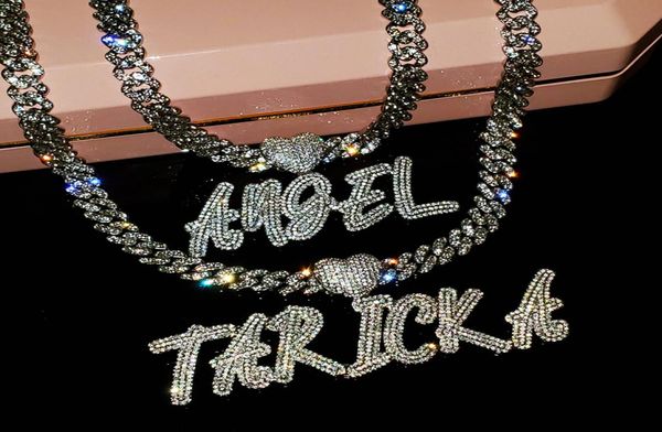 custom name brush letters pendant with heart clasp necklace iced out letters pendants 9mm cuban chain for men women2265370, Silver
custom name brush letters pendant with heart clasp necklace iced out letters pendants 9mm cuban chain for men women2265370, Silver