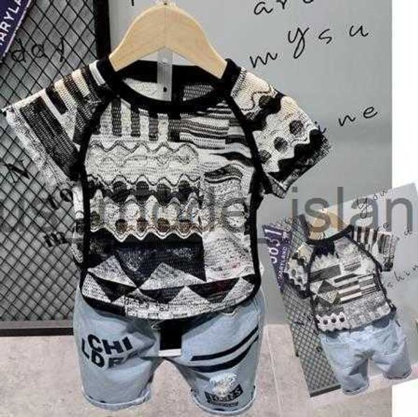 clothing sets sets children's clothing set hollow shortsleeved shorts kids suit baby tshirt shorts clothes years old x0712, White
clothing sets sets children's clothing set hollow shortsleeved shorts kids suit baby tshirt shorts clothes years old x0712, White