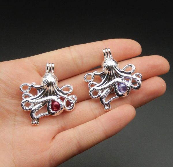 10pcs bright silver ocs devilfish necklace bracelet jewelry making pearl beads cage locket pendant perfume diffuser fun gifts7191645
10pcs bright silver ocs devilfish necklace bracelet jewelry making pearl beads cage locket pendant perfume diffuser fun gifts7191645
