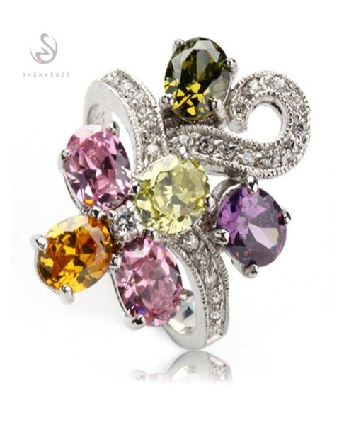 shunxunze s blue yellow pink morganite cubic zirconia wedding rings jewelery for women accessories rhodium plated r366 8629418, Silver
shunxunze s blue yellow pink morganite cubic zirconia wedding rings jewelery for women accessories rhodium plated r366 8629418, Silver