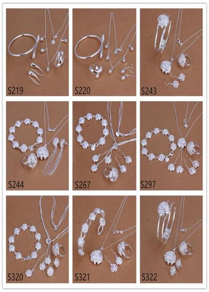 whole women039s sterling silver jewelry sets 6 sets a lot mixed style ems41fashion 925 silver necklace bracelet earring ri5843903, Black
whole women039s sterling silver jewelry sets 6 sets a lot mixed style ems41fashion 925 silver necklace bracelet earring ri5843903, Black