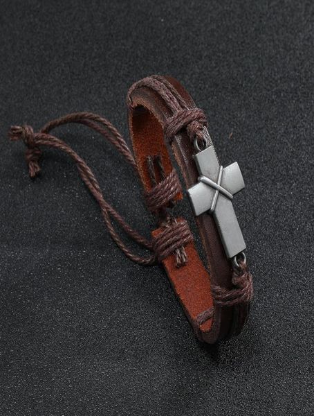 christian cross vintage leather alloy bracelets retro silver punk bracelets fashion handmade jewelry gifts whole2681989, Golden;silver
christian cross vintage leather alloy bracelets retro silver punk bracelets fashion handmade jewelry gifts whole2681989, Golden;silver
