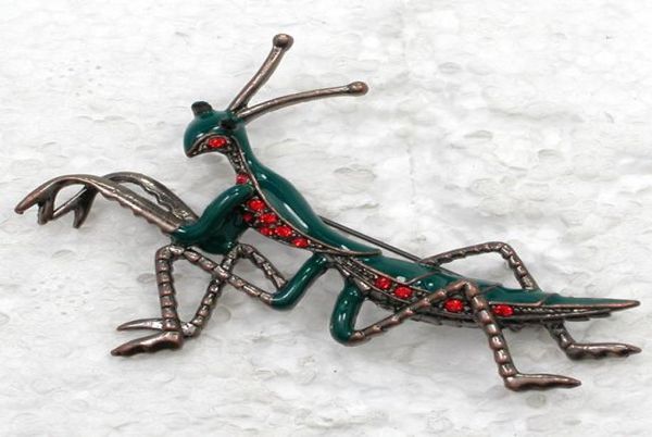 whole crystal rhinestone enameling mantis insect brooch fashion clothing pin fashion jewelry gift c7356192511, Gray 
whole crystal rhinestone enameling mantis insect brooch fashion clothing pin fashion jewelry gift c7356192511, Gray
