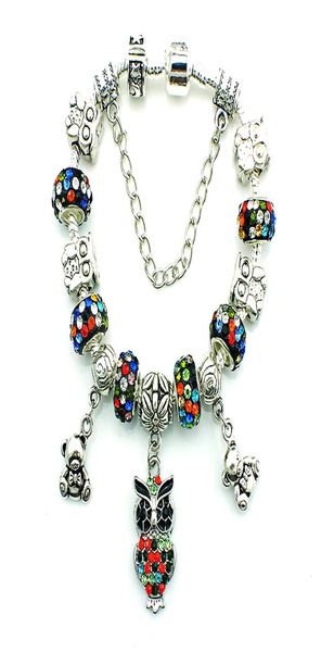 beads owl charm bracelets fashion 5 colors european brand infinity diy bracelets for women jewelry4212815, Black
beads owl charm bracelets fashion 5 colors european brand infinity diy bracelets for women jewelry4212815, Black