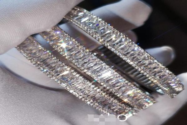 choucong new arrival stunning luxury jewelry 925 sterling silver fill full princess cut white z bracelet wedding bangle for wo5608781, Black
choucong new arrival stunning luxury jewelry 925 sterling silver fill full princess cut white z bracelet wedding bangle for wo5608781, Black