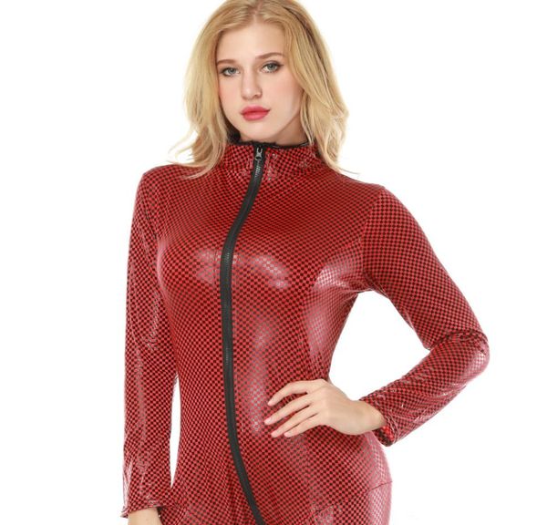 promotion women faux leather bodysuit new fashion open crotch catsuit erotic slim pvc nightclub party dance clothes 1078 plus7714018, Black;white
promotion women faux leather bodysuit new fashion open crotch catsuit erotic slim pvc nightclub party dance clothes 1078 plus7714018, Black;white