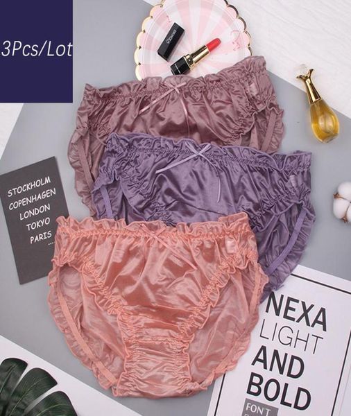 women039s panties 3pcslot mid waist ruffle bow milk silk briefs underwear elastic silky comfortable solid women lingerie6625149, Black;pink
women039s panties 3pcslot mid waist ruffle bow milk silk briefs underwear elastic silky comfortable solid women lingerie6625149, Black;pink