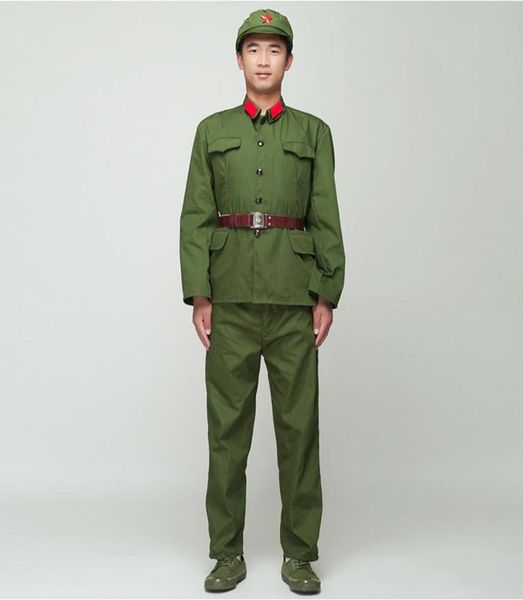north korean soldier uniform red guards green performance costume stage film television eight route army outfit vietnam military6713300, Black;red
north korean soldier uniform red guards green performance costume stage film television eight route army outfit vietnam military6713300, Black;red