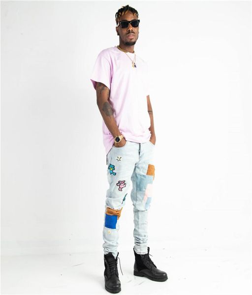 2021 jeans pant tide brand embroidered bear applique patch high street men039s stretch slim pants6956649, Blue
2021 jeans pant tide brand embroidered bear applique patch high street men039s stretch slim pants6956649, Blue