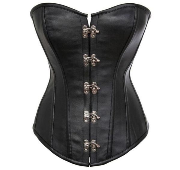 14 steel boned corset black faux leather overbust steampunk corsets bustiers plus size slimming body shaper waist trainer9847480, Black;white
14 steel boned corset black faux leather overbust steampunk corsets bustiers plus size slimming body shaper waist trainer9847480, Black;white