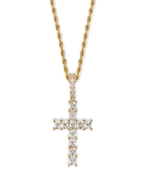 men women luxury bling square zircon necklaces hip hop cross necklaces vintage 18k gold rhodium plated copper cross necklaces7762695, Silver
men women luxury bling square zircon necklaces hip hop cross necklaces vintage 18k gold rhodium plated copper cross necklaces7762695, Silver